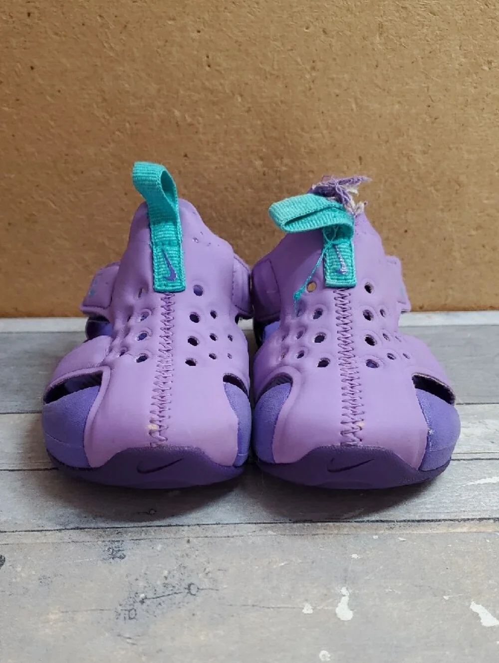 Nike Purple Sunray Slip Ons Size 6 C/12 cm